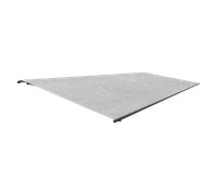Store banne aluminium, Basic sans coffre, 6x3 m, Gris clair, moteur électrique avec télécommande, configurateur en ligne
