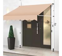 Store banne Auvent de Patio réglable de 2 m, auvent de Jardin autoportant avec manivelle, Pare-Soleil for Balcon, résistant aux intempéries auvent(2 * 1.2m)