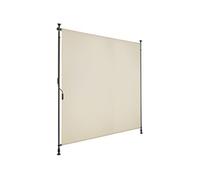 Store banne - TECTAKE - Brise-vue TAIJA avec manivelle et tissu opaque imperméable protection UV 150 x 310 cm - Beige