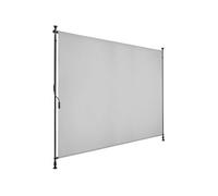 Store banne - TECTAKE - Brise-vue TAIJA avec manivelle et tissu opaque imperméable protection UV 200 x 310 cm - Gris Clair