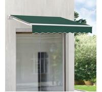 Store Banne en_casa 350 x 250 cm - Vert foncé