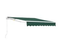 Store Banne en_casa 350 x 250 cm - Vert foncé