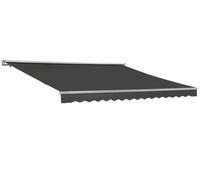 Store banne gris pour terrasse 395 x 300 cm Garden Point