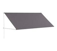 Outsunny - Stores - Polyester - 300x120cm - Gris foncé