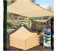 Store Banne Para Exterieur Terrasse Brise Vue Jardin Toile d Ombrage Rectangulaire 3x4m Voile D'ombrage en HDPE pour Filet Brise-Vue, Cache Balcon, Protection Piscine et Filet Anti Chaleur