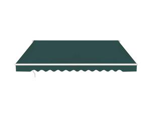 Store banne rétractable pour balcon 3,6 x 3 m ambiances cosy inclinaison réglable 5-35° en aluminium vert 20_0013636
