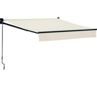 Store banne SAULE 2,5 × 2m - Toile beige et structure grise