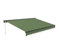 Store banne semi-intégral 2,5 x 2 m en aluminium vert cactus Brehat - Oviala