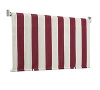 Store banne vertical - T1372025/E - rayures bordeaux - rouleau polyester