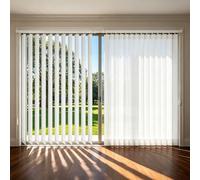 Store Californien Préservant L'intimité, Store Vertical Occultants en Tissu pour Portes-fenêtres de 60 a 300 cm, Rideau a Lamelles Tamisant Plafond et Mur, Kit de Montage Inclus(B160xH260cm)