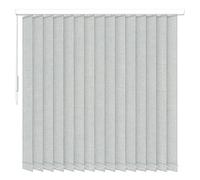 Store Californien tamisant L 200 x H 240 cm - Lames Verticales 127 mm - Chaînette - Fixation Plafond - (Gris Clair)