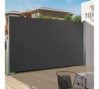 Store De Clôture, Auvent Latéral Rétractable for Terrasse, Beige,Gris Foncé | Auvent latéral réglable, rétraction en douceur, étanche, cadre métallique, for jardin, terrasse(Dark Gray,1.8x6m/6x20ft)