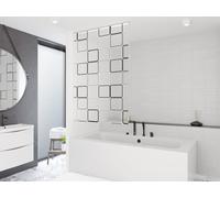 STORE DE DOUCHE DE BASE SUR MESURE EN 16 MOTIFS ! LONGUEUR ET LARGEUR DU BLOC DE DOUCHE SELON LA DEMANDE (Quadro, jusqu'à 100 cm de largeur et jusqu'à 400 cm de longueur)