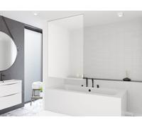 STORE DE DOUCHE PERSONNALISÉ DE BASE 16 MOTIFS LONGUEUR ET LARGEUR DU RIDEAU DE DOUCHE À VOLONTÉ (Gouttes lactées, jusqu'à 180 cm de largeur et jusqu'à 400 cm de longueur)