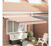 Store de jardin moderne 350 x 250 cm avec télécommande, multicolore, en polyester et aluminium, pour plus de durabilité et de légèreté. Facile à contrôler et à plier la visière
