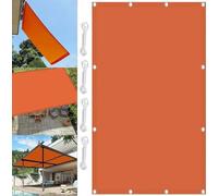 Store de jardin rectangulaire - Store d'ombrage pour balcon - Création d'ombre en extérieur - Protection UV à 98 % - Résistant aux intempéries - 1,8 x 2,4 m - Orange