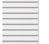 Store des Fenêtres en Aluminium Romain Volets pour Traitement Stores Horizontaux 25mm Lamelle de Aluminium Vénitiens Pare-Vue Pare-Soleil Maison,découpables Bureau Maison (W50cm×H200cm,White)