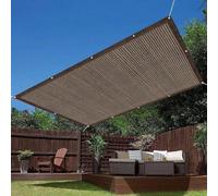 Store d'extérieur pour fenêtre - Store vénitien de balcon - Rideau de protection solaire pour jardin - Indice de protection UV élevé - 1,8 x 2,8 mètres - Finition bois noble brun