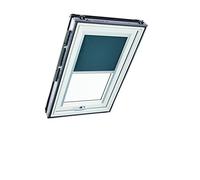 Store d'obscurcissement Roto ZRV Originale - Occultation Presque Totale - Rail de Guidage Argent - pour la Série Designo R6/R8, i8 et Classic 64/84 - Taille 114/160 | 11/16 - Couleur Gris Foncé