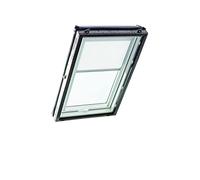 Store d'obscurcissement Roto ZRV Originale - Occultation Presque Totale - Rail de Guidage Argent - pour la Série Designo R4/R7 et Classic 43/73 - Taille 074/160 | 07/16 - Couleur du Tissu Blanc