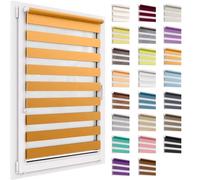 Store Double sans Percer,41x150 cm - Taille du Tissu, Duo Rollo Klemmfix, Translucide Et Obscurcissant, Day&Night, Store À Enroulement Protection Solaire Store À Enroulement pour Fenêtres & Portes