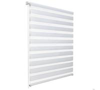 Store double SolDecor DL2 60x220cm blanc - Klemmfix sans percer
