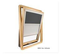 Store Duo Compatible VELUX ® Pour Dimension Mk06 - Gris Anthracite