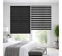 Store Enroleur Jour Nuit Double Tissu pour fenêtres intérieures ou Porte. Protection de Votre Vie privée Translucide & Occultant STORESDECO Gris 100x180 cm (Largeur x Hauteur)