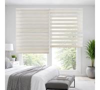 Store Enroleur Jour Nuit Double Tissu pour fenêtres intérieures ou Porte. Protection de Votre Vie privée Translucide & Occultant STORESDECO Lin 160x180 cm (Largeur x Hauteur)