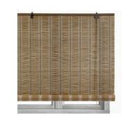 Store enroulable - JUANIO - Juanio - Bambou naturel - 140 x 180 cm - Enroulement manuel
