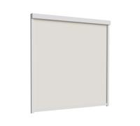 Store enrouleur 200x200 extérieur, Basic, Blanc, 2000 x 2000 mm, coffre carré 90° Blanc signalisation RAL 9016, à configurer sur mesure