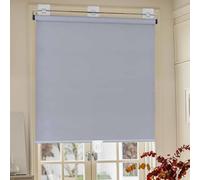 Store enrouleur à ventouse, occultant, rétractable, tissu léger sans fil, pour balcon, options de taille de 50 à 105 cm, installation facile