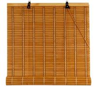 Store Enrouleur Bambou 40x60cm Store Occultant en Bambou Exterieur,Stores À Rouleaux Romains,60% Protection Solaire Intimité Écran,Respirant/Protection UV/Tirage Latéral pour Fenêtre et Porte
