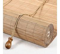 Store Enrouleur Bambou Naturel,Store Occultant en Bambou Exterieur,Stores À Rouleaux Romains,Stores en Bambou/Store Venitien Bois/Store Fenetre,pour Balcon/Jardin/Belvédères (80x155cm/32x61in)