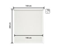 Store enrouleur blanc 150 x 250 cm