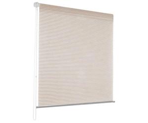Store enrouleur - CASA PURA - Fashion coloris Deluxe Stripe Beige - Tamisant - Largeur 55 cm - Longueur 150 cm