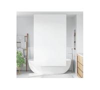 vidaXL Store enrouleur de douche 140x240 cm largeur du tissu 136 cm Blanc
