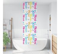 Store enrouleur de douche 70x240 cm largeur du tissu 66 cm vidaXL