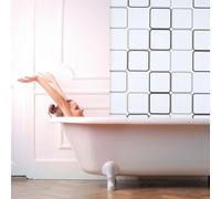 Store enrouleur de douche, hydrofuge, design carrelage rétro