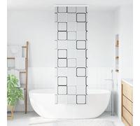 vidaXL Store enrouleur de douche avec cassette, largeur du tissu 66 cm