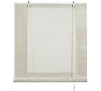 Store enrouleur en bambou naturel - STORESDECO - Tamisant - Blanc - Classique - Intemporel
