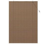 Store enrouleur en bambou - vidaXL - 150x220 cm - Marron - Protection UV - Système à cordon - Installation facile
