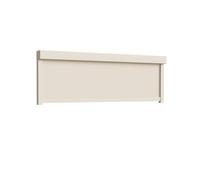 Store enrouleur extérieur 180 cm, Basic, Beige, 1800 x 600 mm, coffre carré 90° Blanc crème RAL 9001, configurable individuellement