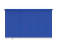 vidaXL Store roulant d'extérieur 245 x 140 cm - Bleu HDPE - 312844