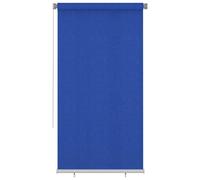vidaXL Store roulant d'extérieur 120 x 230 cm Bleu PEHD