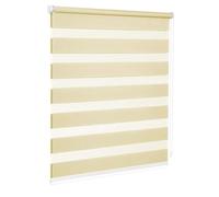 Store enrouleur fenêtre porte intérieure maison bureau kit montage mural cadre sans trous 200 x 180 cm beige