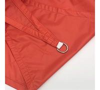 Store enrouleur imperméable - Protection UV à 98 % - Pour extérieur, jardin, terrasse, fête (corde incluse) - 6 x 6 x 6 m - Rouge
