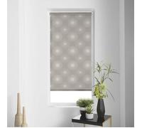 Store enrouleur imprimé japonais 60 x 180 cm polyester ozone Taupe