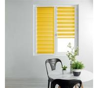 Store enrouleur jour et nuit 90 x 180 cm polyester daynight Jaune store d'intérieur Jaune G