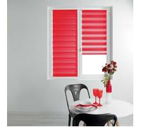 Store enrouleur jour/nuit - L3C - 90 x 180 cm - Polyester - Rouge - Occultant